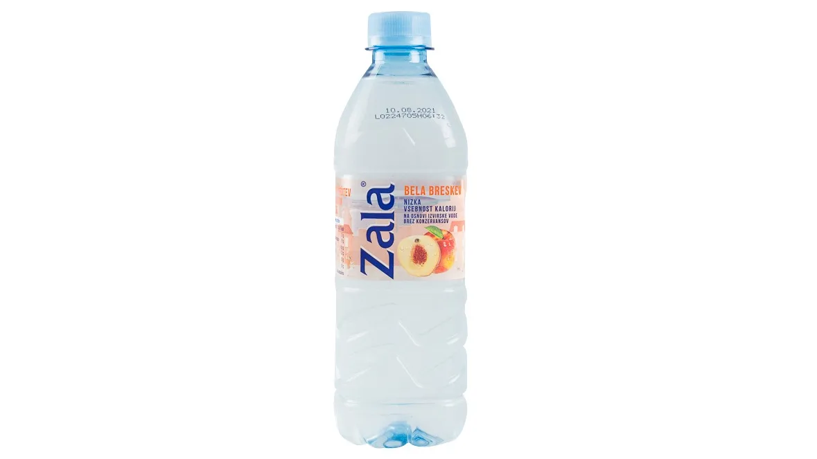 Voda Zala z okusom breskve 0.5 l