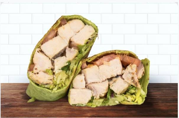 Fire Braised Grilled Chicken Grilled Wrap
