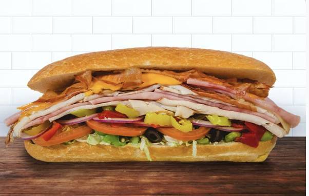 Turkey Club "Nardelli's Style" Whole Grinder