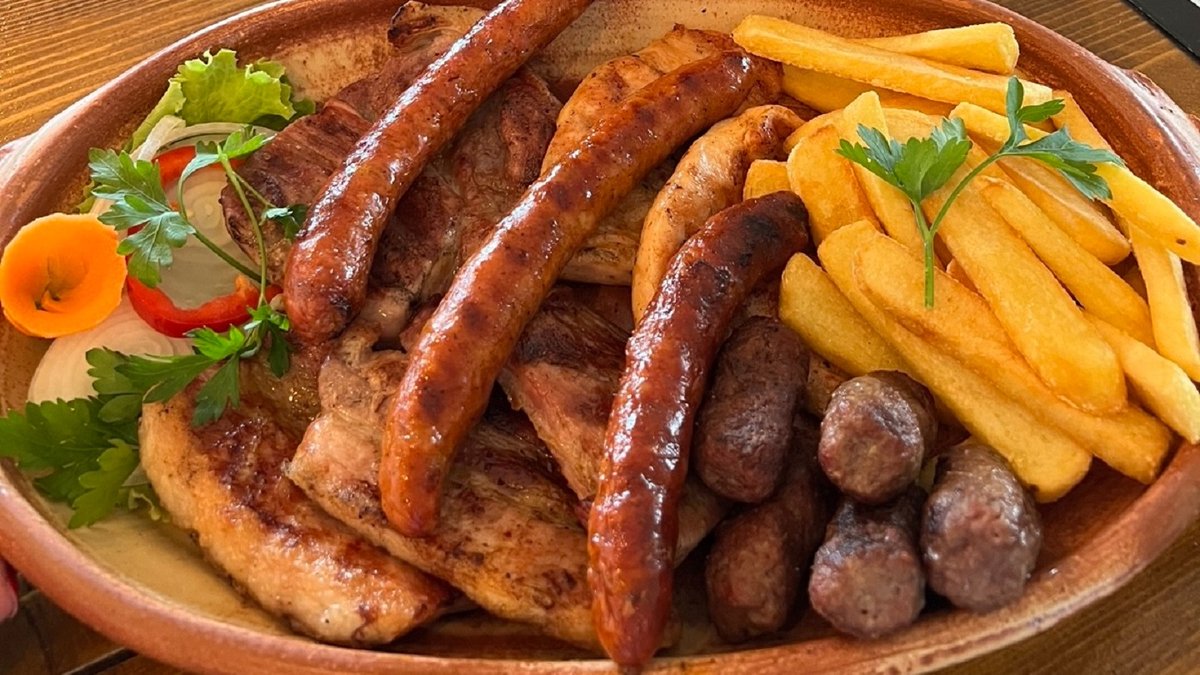 Mešano meso mala porcija 500gr+prilog