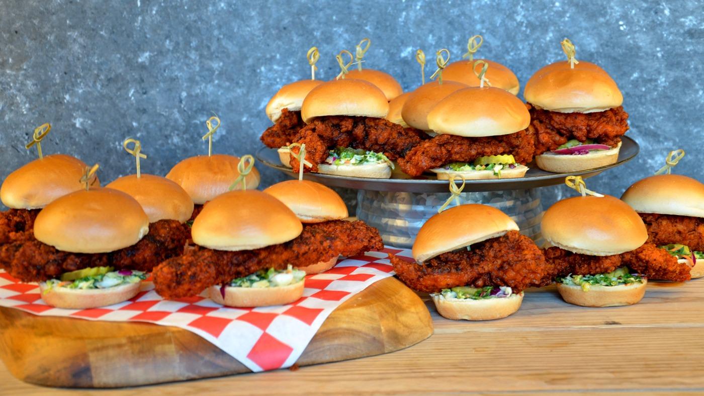 18 Chicken Sliders