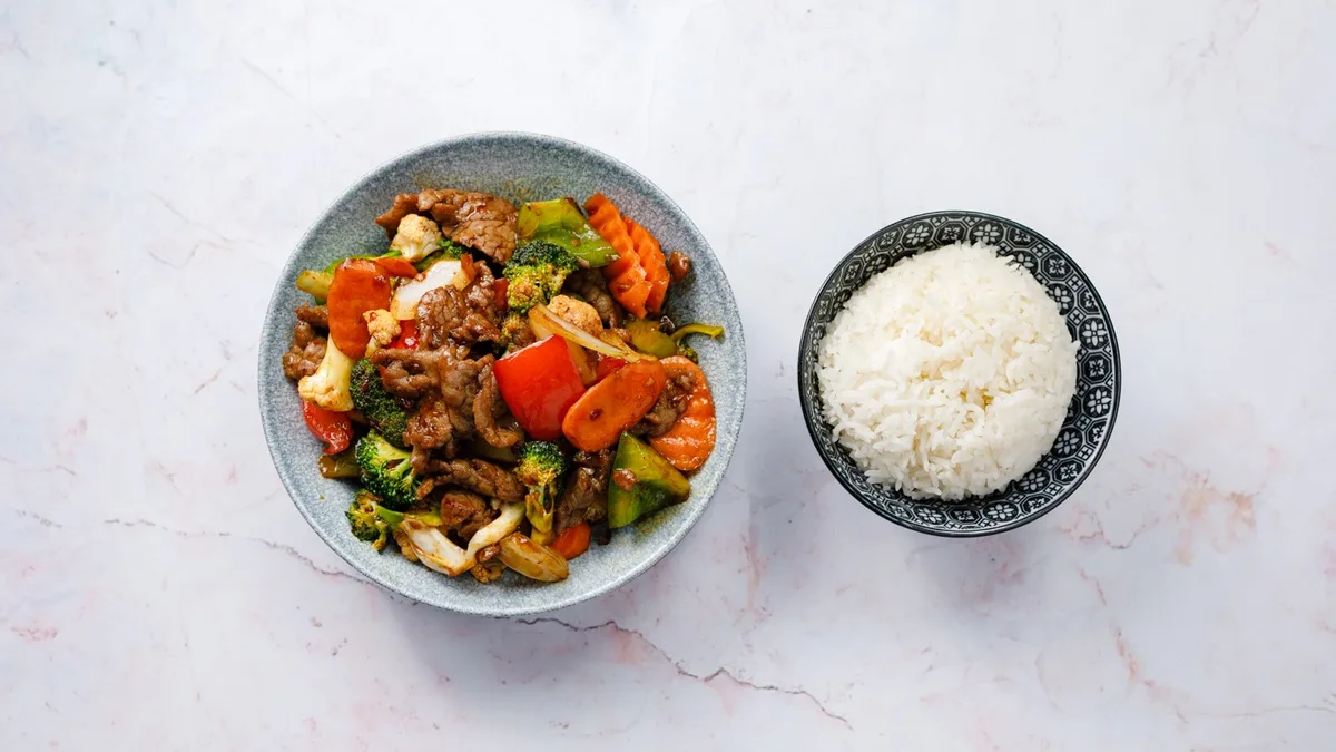 22. Pad Krapao Khai Dow
