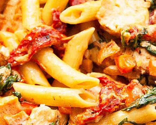 Creamy  Truffle Tuscany Pasta with chicken