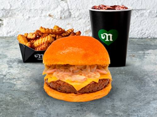 Combo Cheese Burger Coleslaw
