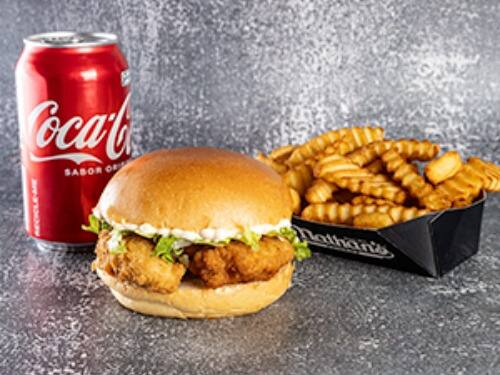 Combo Crispy Chicken Burger