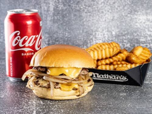 Combo Onion Smash Burger
