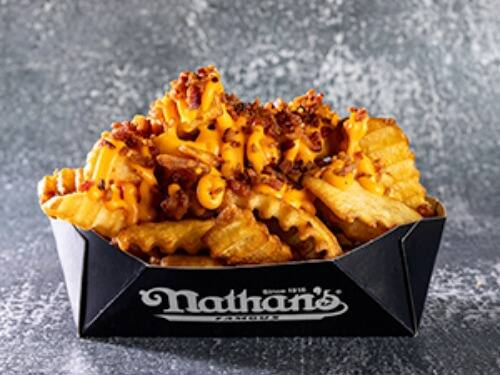 Crinke Fries Cheddar e Bacon