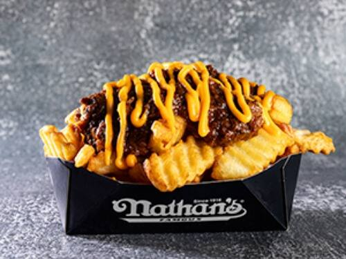 Crinkle Fries Chili e Cheddar