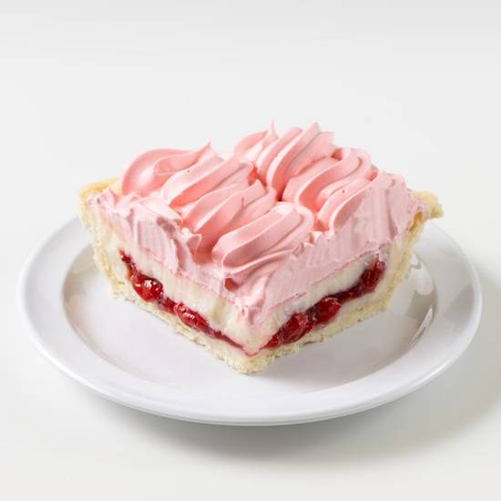 CHERRY CREME PIE (SLICE)