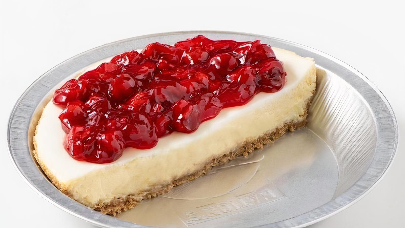 CHEESECAKE WITH CHERRY TOPPING PIE (HALF)