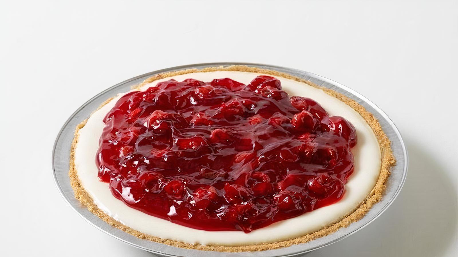 CHEESECAKE WITH CHERRY TOPPING PIE (WHOLE)