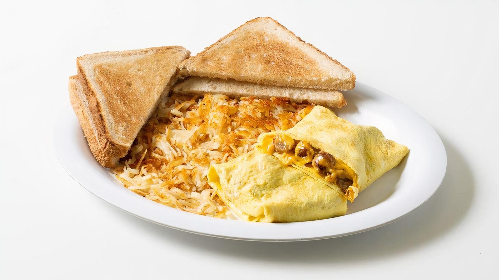 MEAT and CHEESE OMELETTE