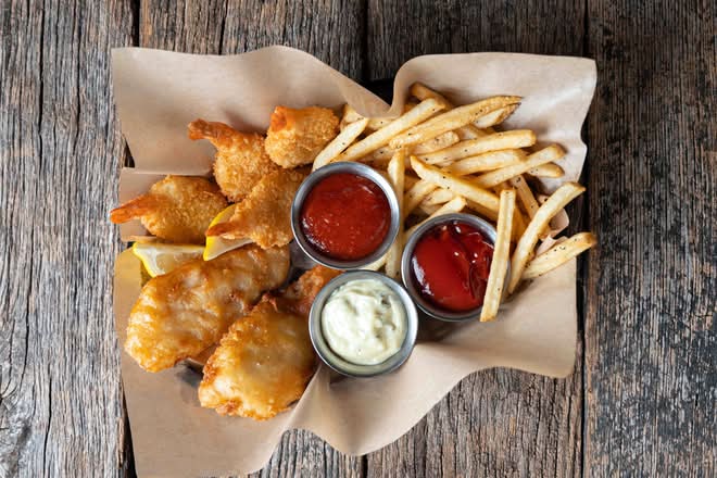 Fish and Shrimp Basket