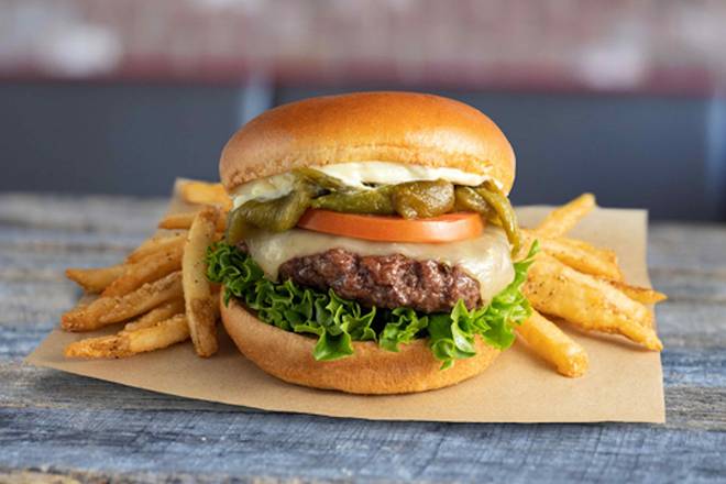 Green Chile Burger*