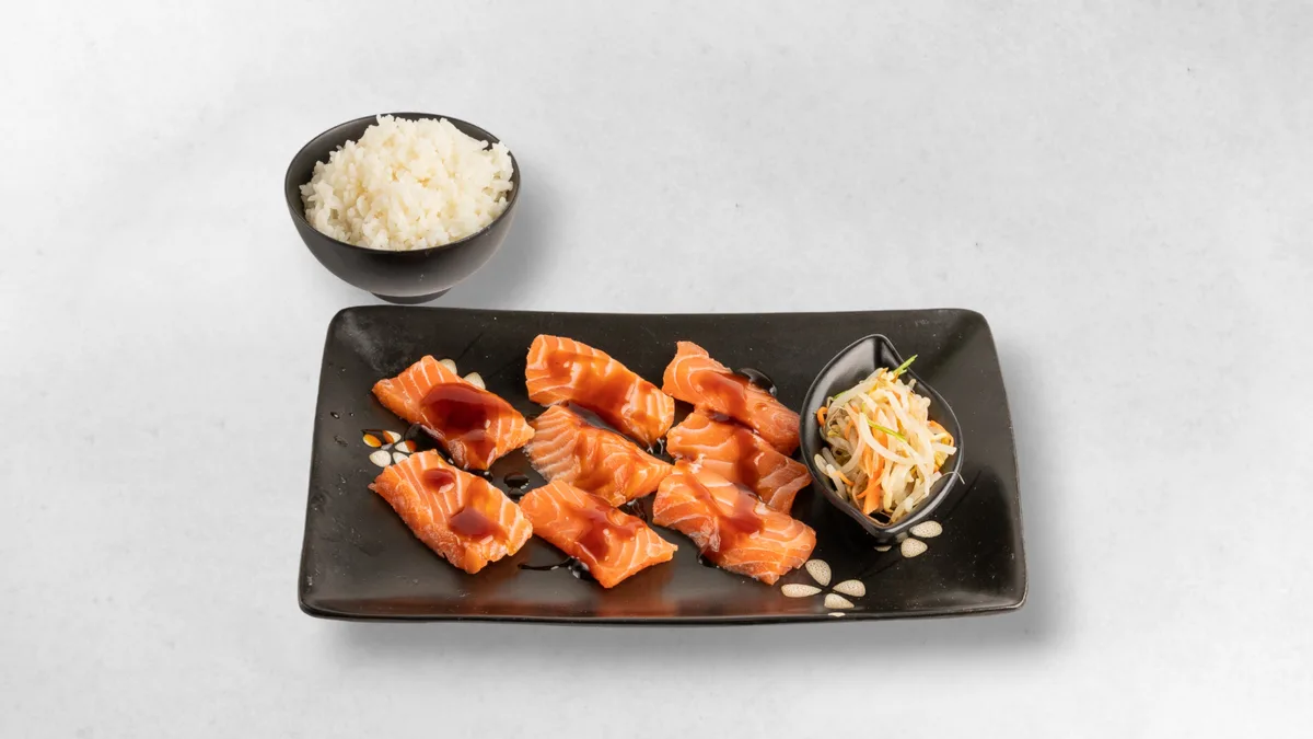 Lachs Teriyaki