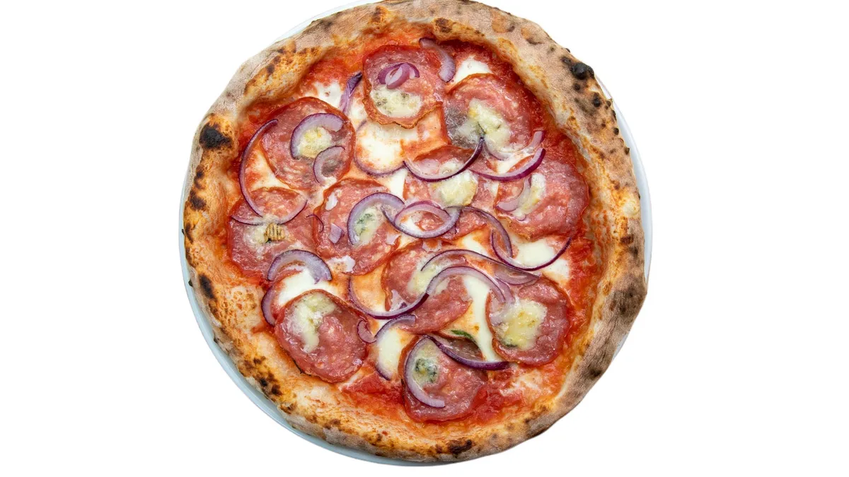 Gorgonzola pizza