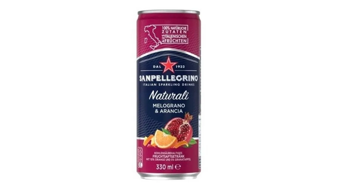 SAN PELLEGRINO ARANCIATA - pomaranč a granátové jablko