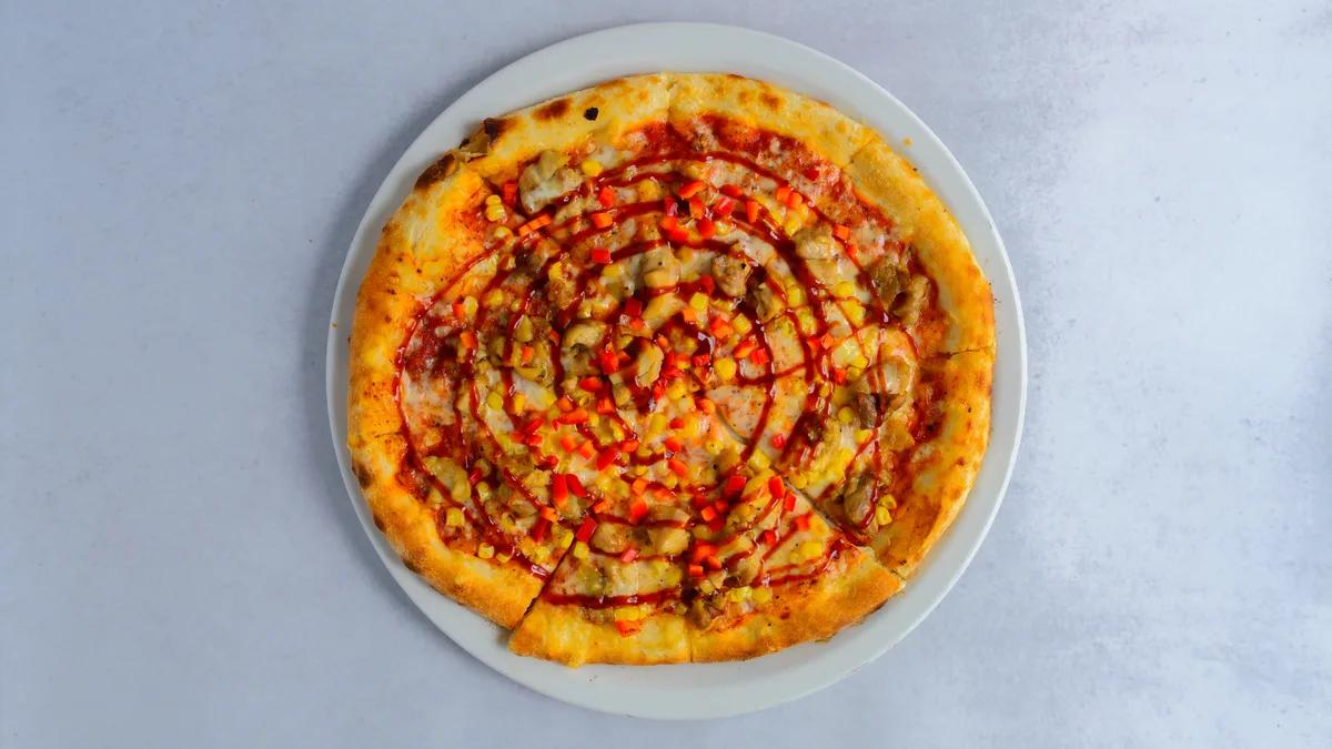 BBQ pizza