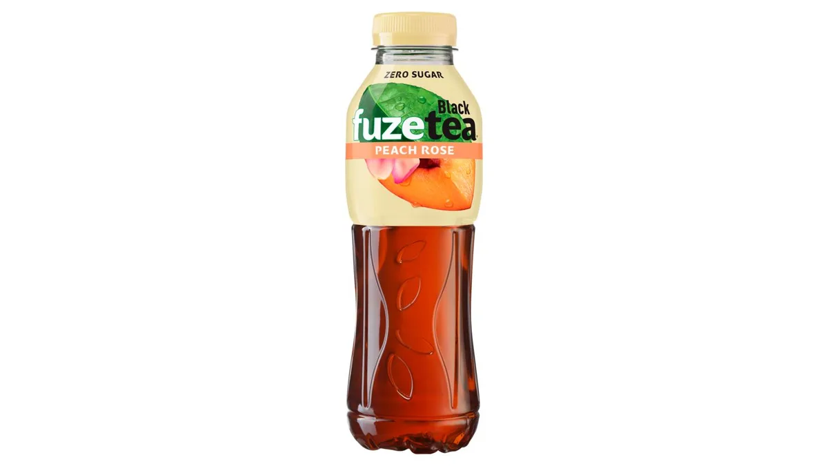 FUZETEA Zero őszibarack-rósza ízesítéssel 500 ml