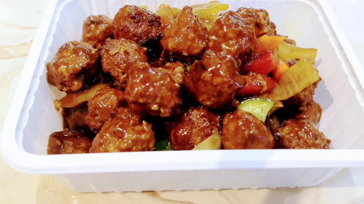Húsgolyó Zöldséggel/ Pork balls with vegetables