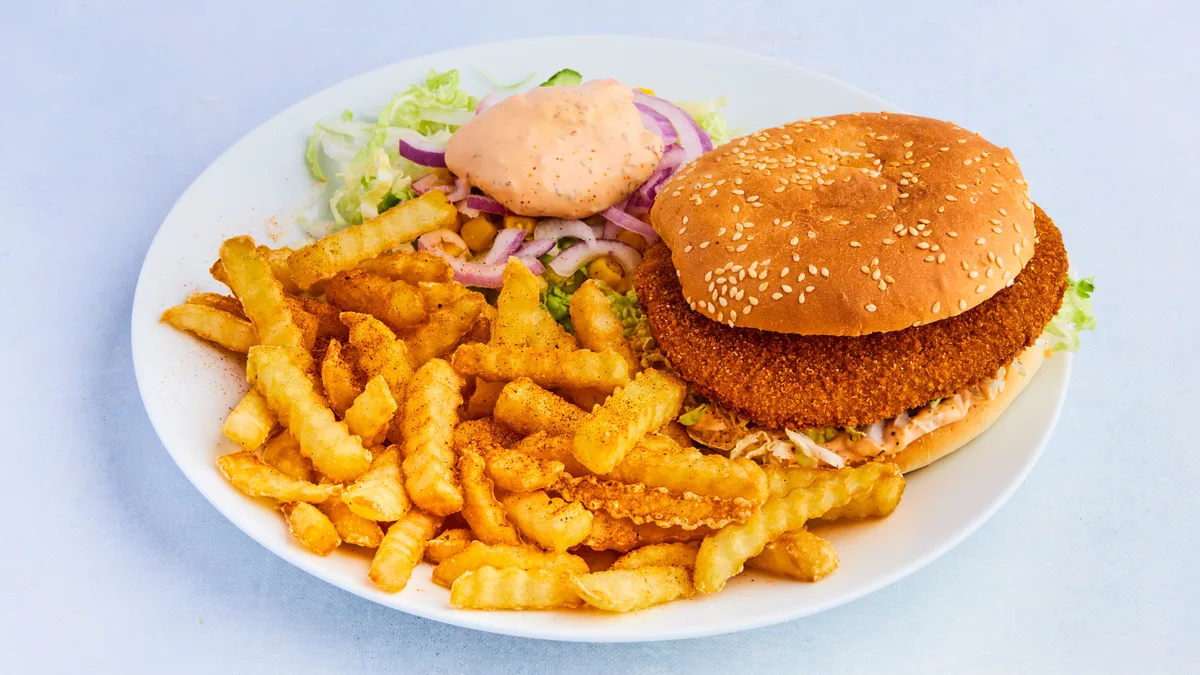 Kyllingburgermiddag 120g