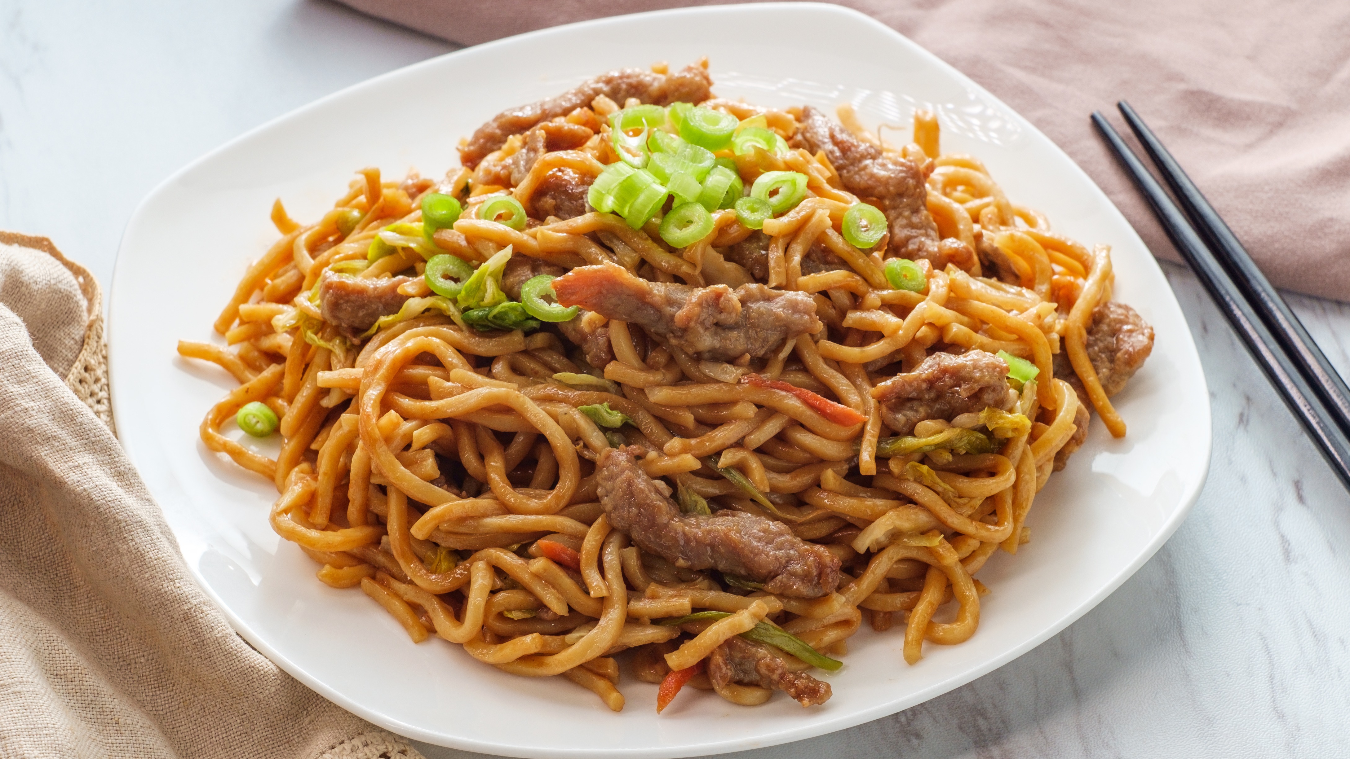13. Beef Lo Mein Combo