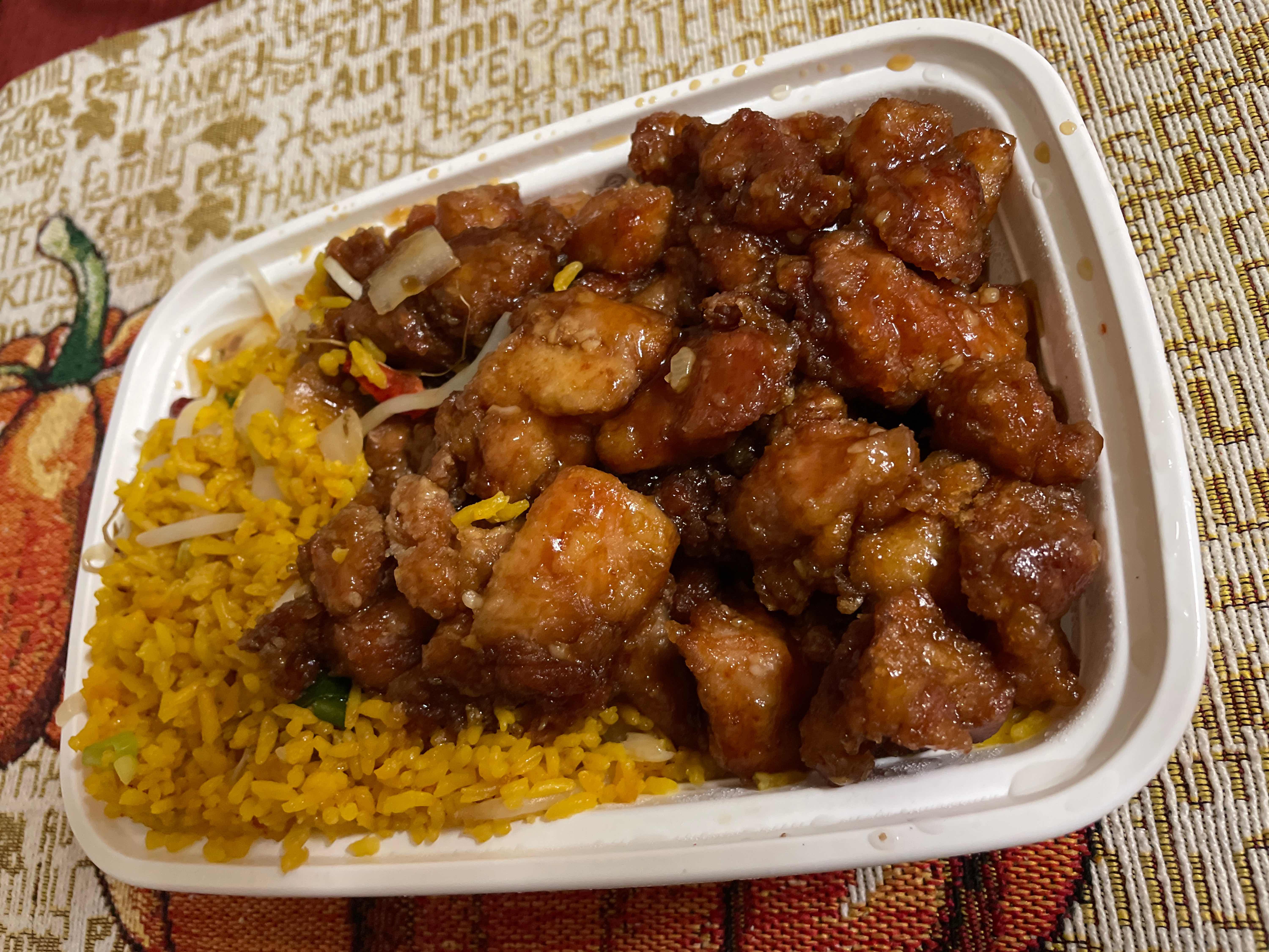 20. Bourbon Chicken Combo