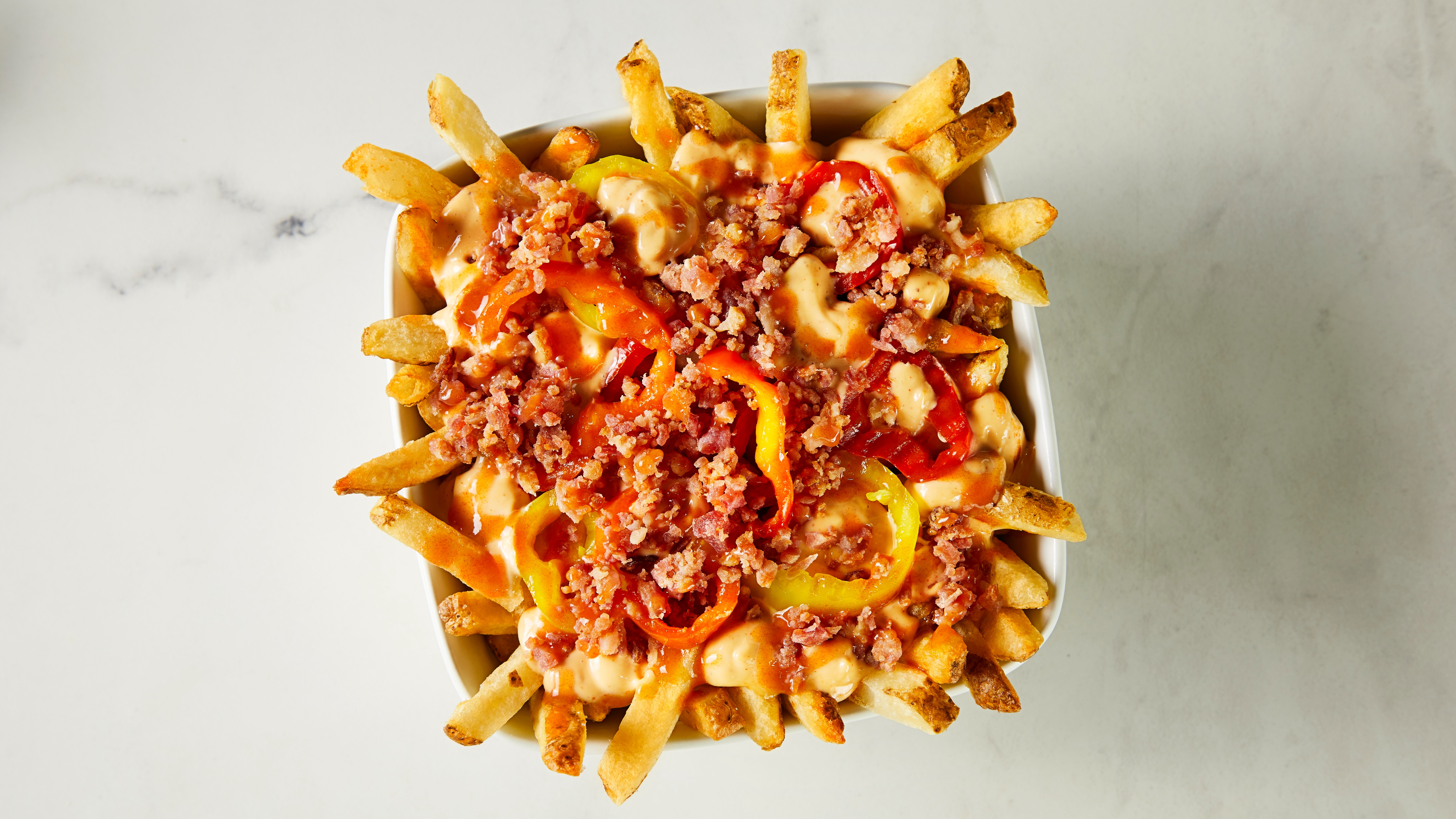 Flamin Bacon Fries