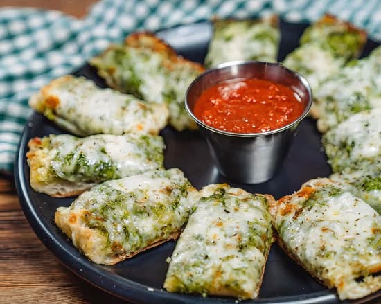 Cheesy Pesto Sticks