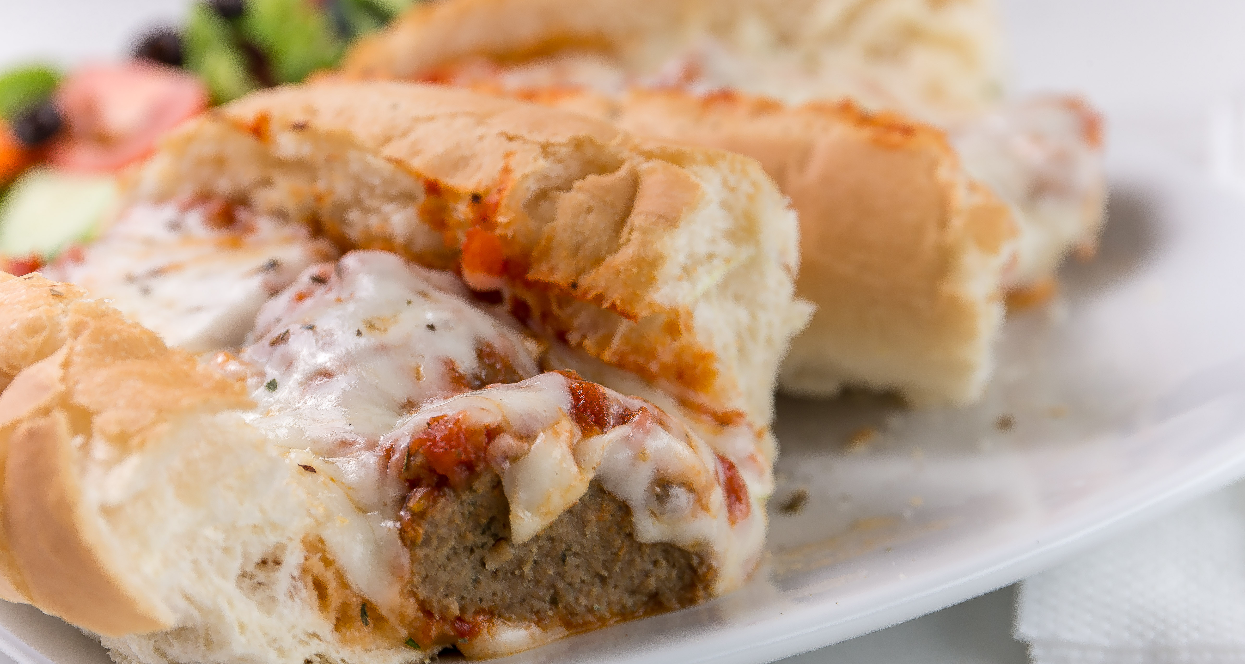 Meatball Parmesan  Sub