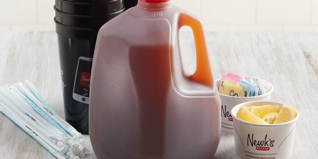 Gallon of Unsweet Tea with The Works