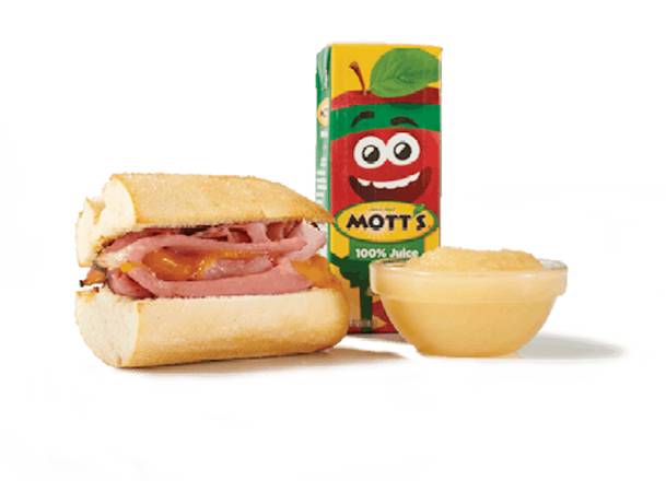 Kid's Toasted Ham and Cheese