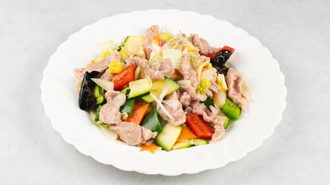 041 Pork with vegetables