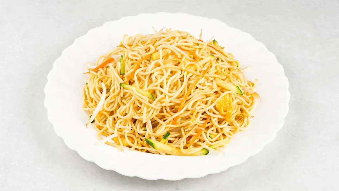 116 Vegetarian fried spaghetti