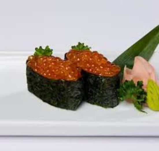 1 Pc Sushi "Ikura"Salmon Roe