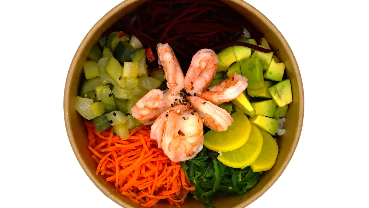 Shrimp Poke Salát XL
