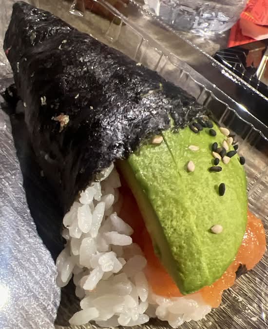 Salmon Avocado Hand Roll