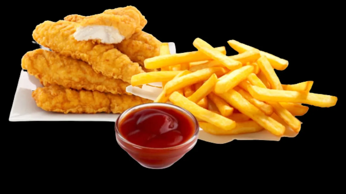 Toyuq Nuggets + Kartof Fri + Ketçup