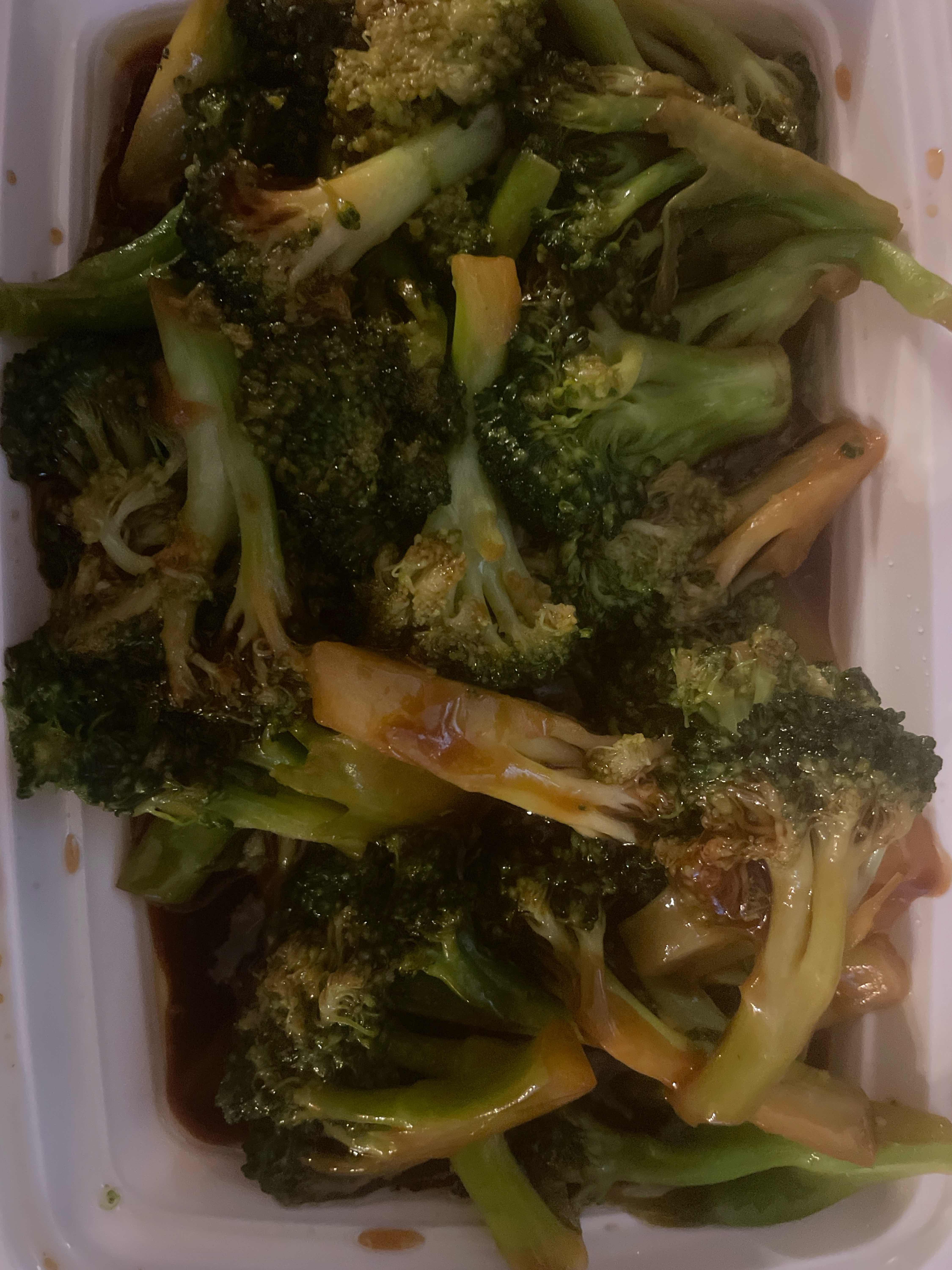 Broccoli with Brown Sauce