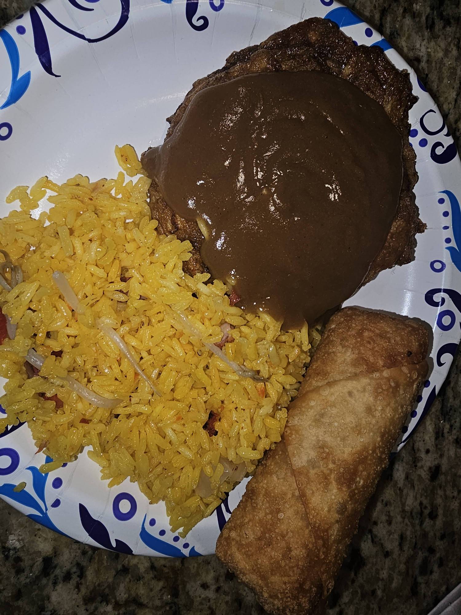 Shrimp Egg Foo Young Combo Platter