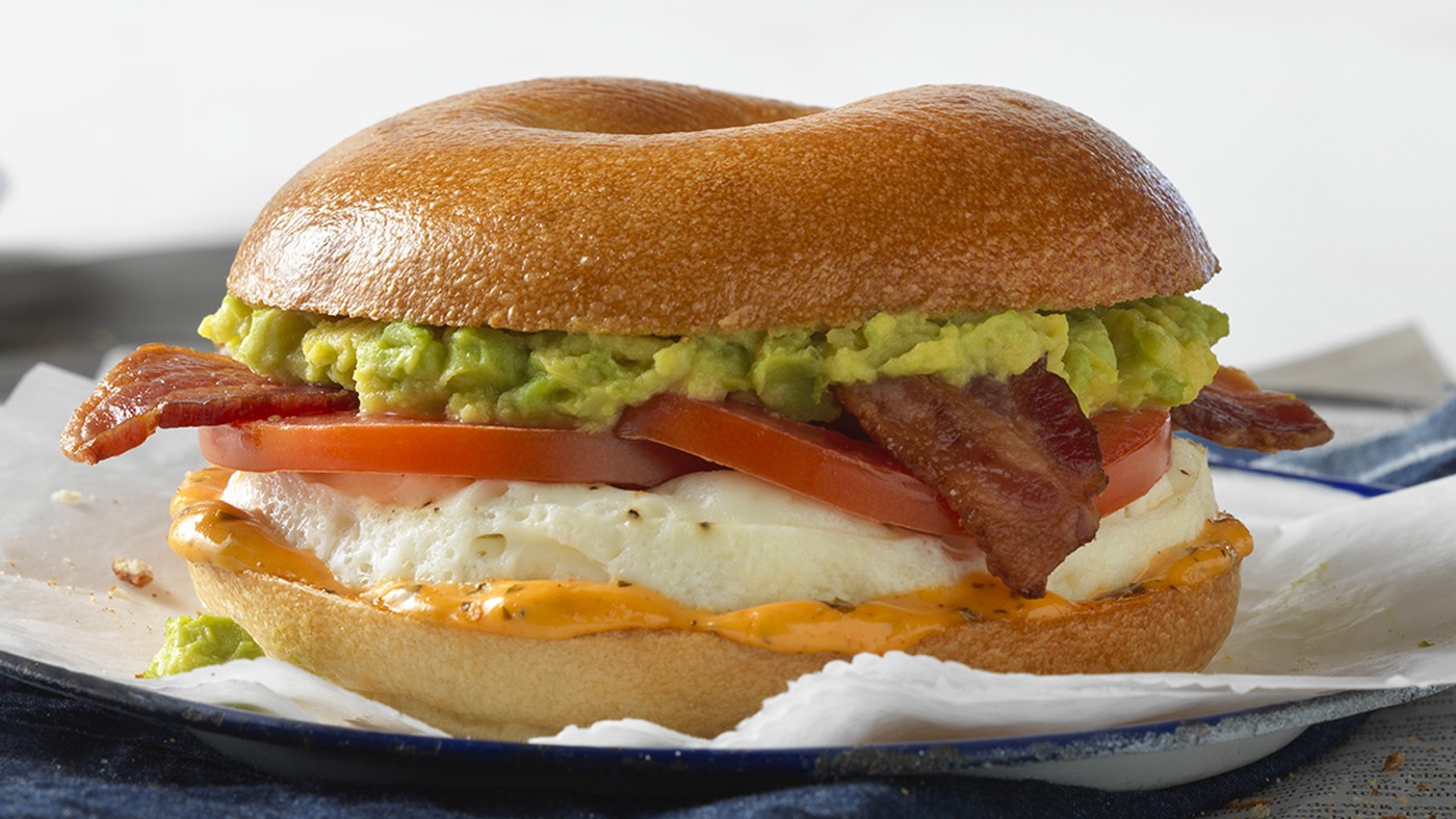 Bacon, Avocado and Tomato Egg White