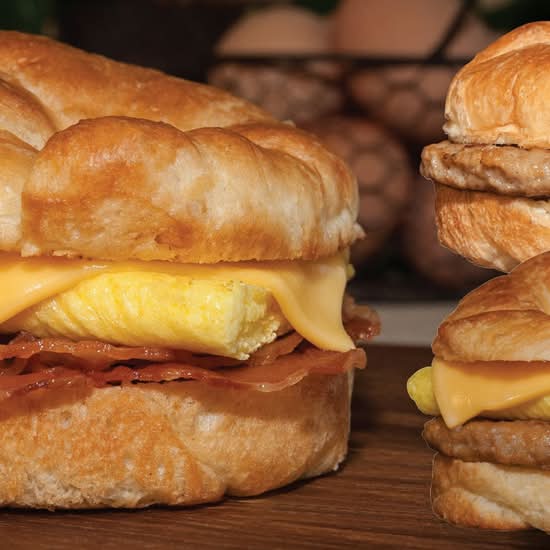 Bacon, Egg, and Cheese Croissant