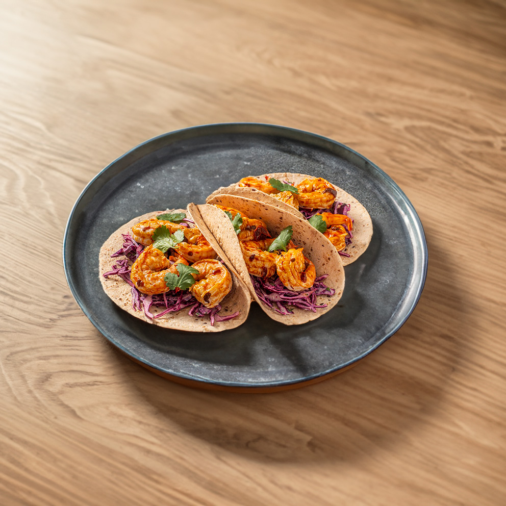 Tacos Nikkei de Camarón