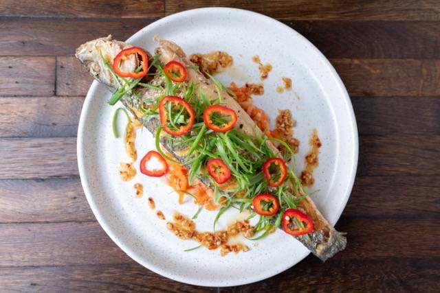 CRISPY WHOLE BRANZINO