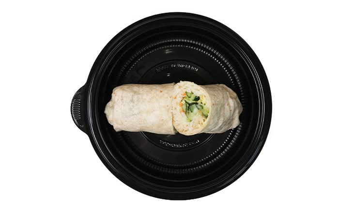 Rice and Asian Slaw Wrap