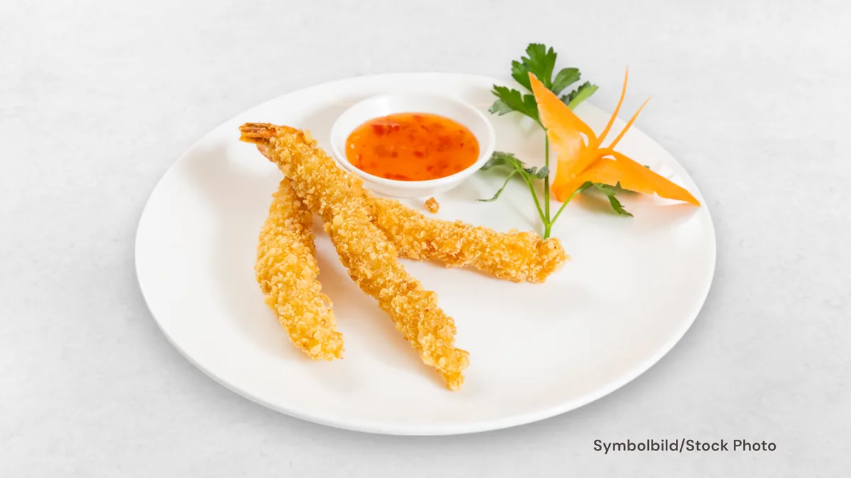Tempura-Garnelen
