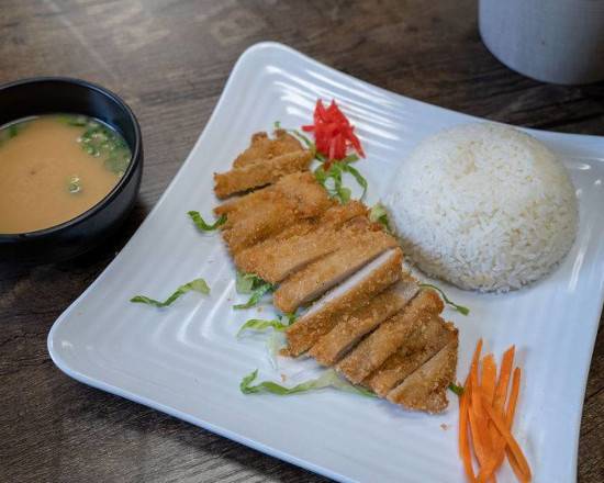 Chicken Cutlet Curry Rice Platter