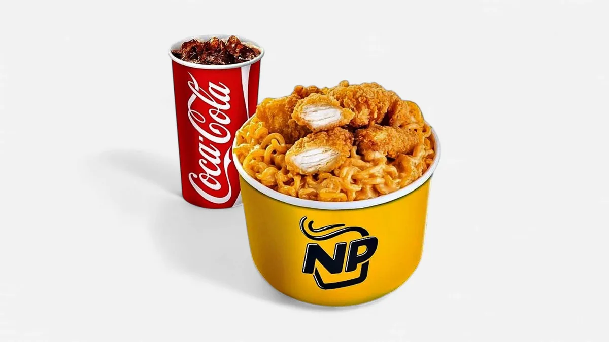 Meniu Buldak Crispy Nepicant