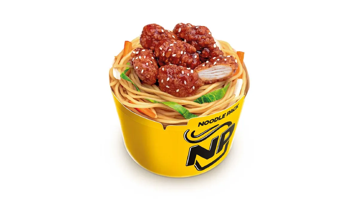 Noodle pack BBQ Crispy Chicken