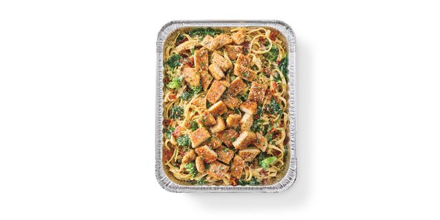 Crispy Chicken Bacon Alfredo